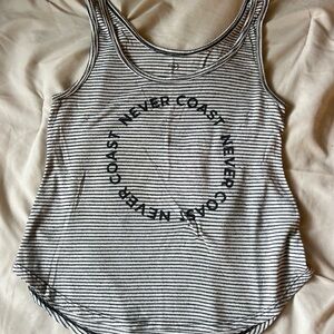 Flywheel Never Coast Striped Tank Top